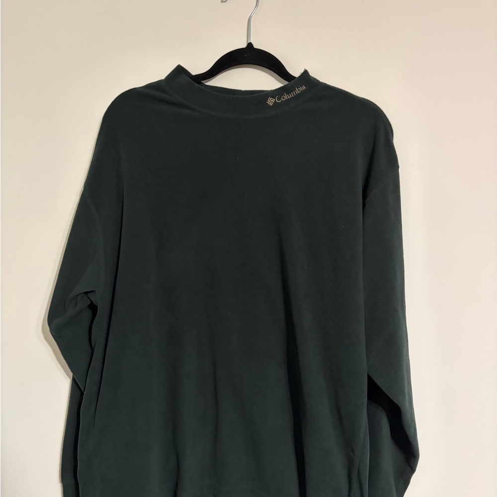 Columbia Forest Green Fleece Pullover